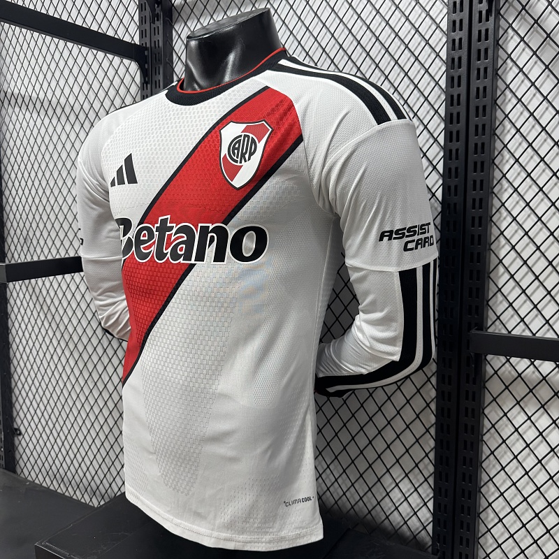 River Plate Local Versión Jugador 2026/27 (Blanca, Manga Larga) 7
