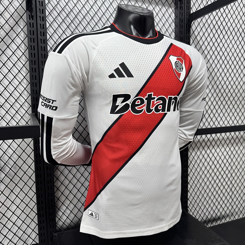 River Plate Local Versión Jugador 2026/27 (Blanca, Manga Larga) 8