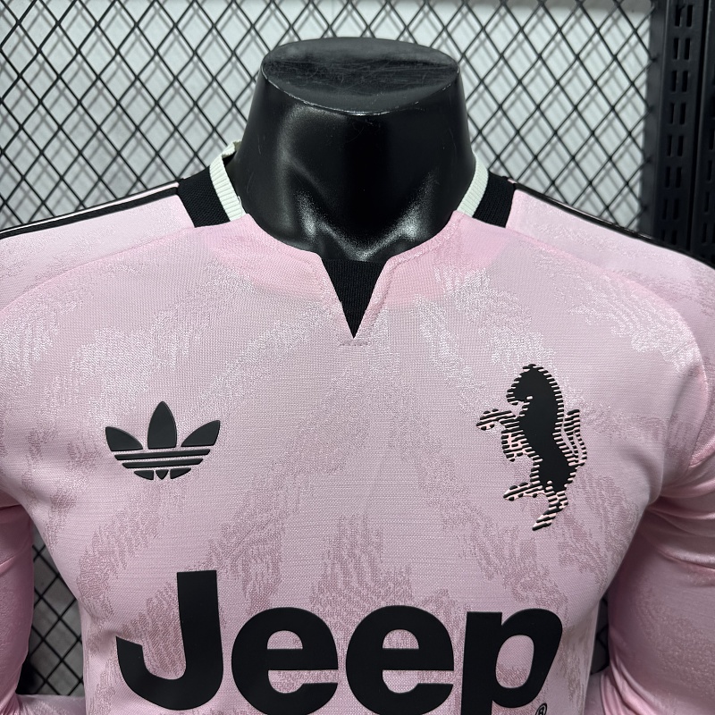Juventus Visitante Versión Jugador 2026/27 (Rosa, Manga Larga) 10