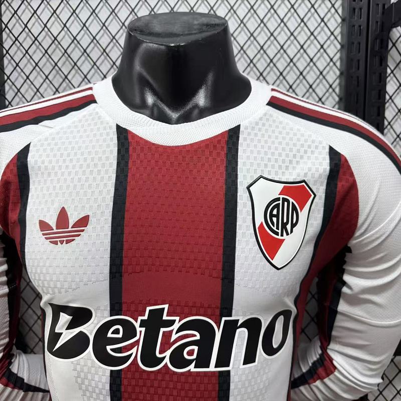 River Plate Visitante Versión Jugador 2026/27 (Blanca, Manga Larga) 11