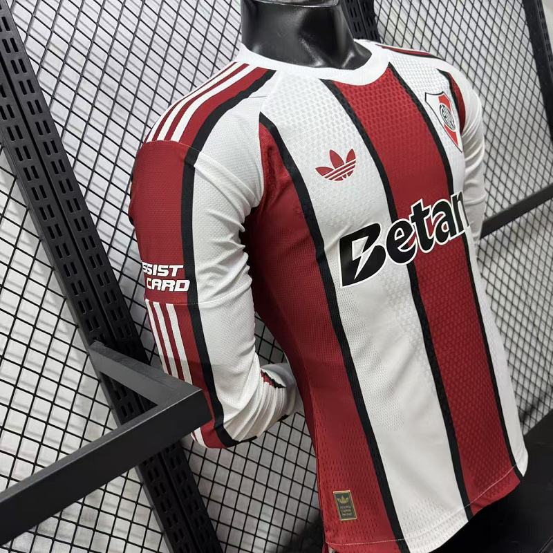 River Plate Visitante Versión Jugador 2026/27 (Blanca, Manga Larga) 6