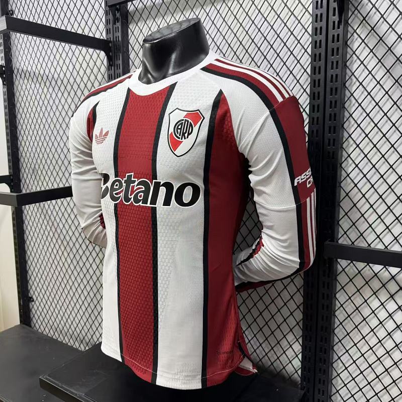 River Plate Visitante Versión Jugador 2026/27 (Blanca, Manga Larga) 7