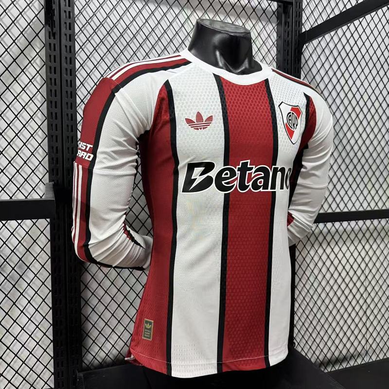 River Plate Visitante Versión Jugador 2026/27 (Blanca, Manga Larga) 8