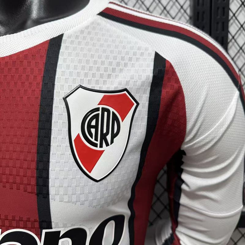 River Plate Visitante Versión Jugador 2026/27 (Blanca, Manga Larga) 9