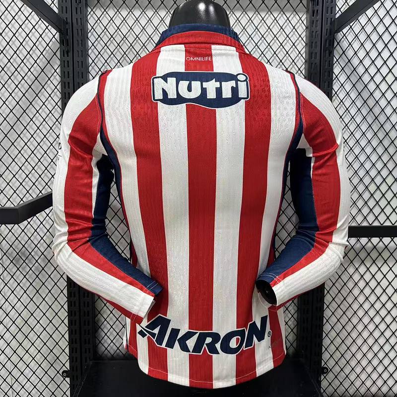 Chivas Guadalajara Local Versión Jugador 2026/27 (Blanca, Manga Larga) 9