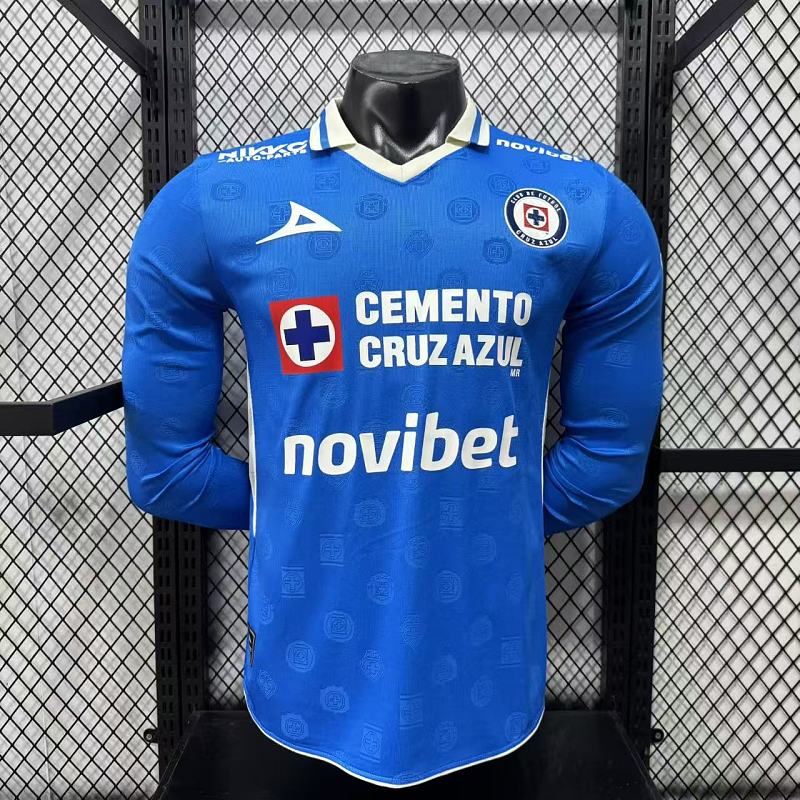 Cruz Azul Local Versión Jugador 2026/27 (Azul, Manga Larga)