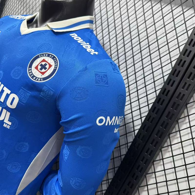 Cruz Azul Local Versión Jugador 2026/27 (Azul, Manga Larga) 3