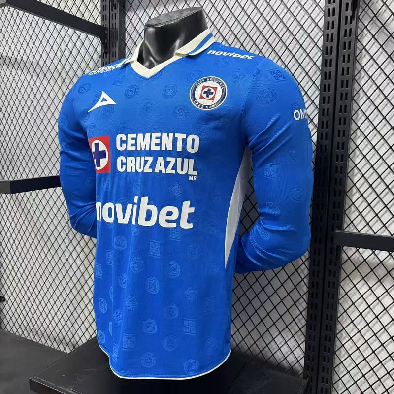 Cruz Azul Local Versión Jugador 2026/27 (Azul, Manga Larga) 5