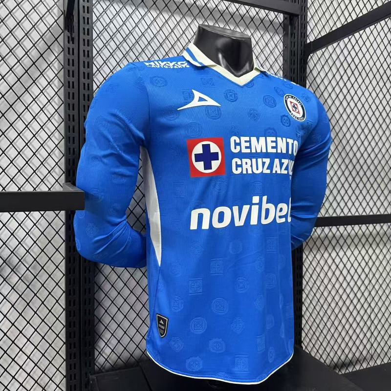Cruz Azul Local Versión Jugador 2026/27 (Azul, Manga Larga) 6
