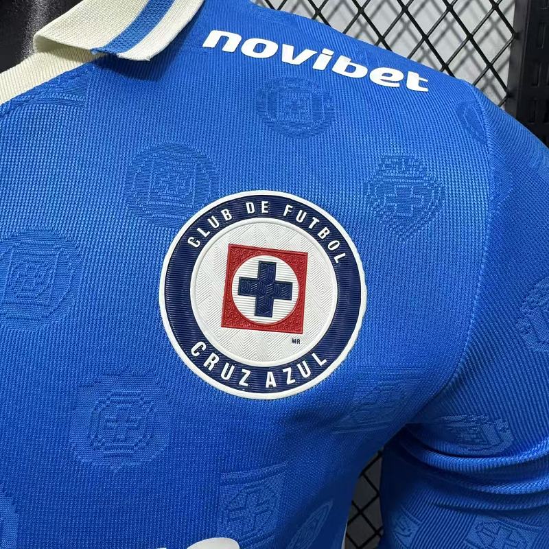 Cruz Azul Local Versión Jugador 2026/27 (Azul, Manga Larga) 7