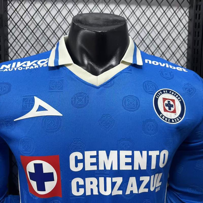 Cruz Azul Local Versión Jugador 2026/27 (Azul, Manga Larga) 9