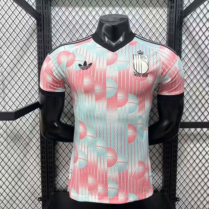 Bélgica Visitante Versión Jugador 2026 (Rosa)