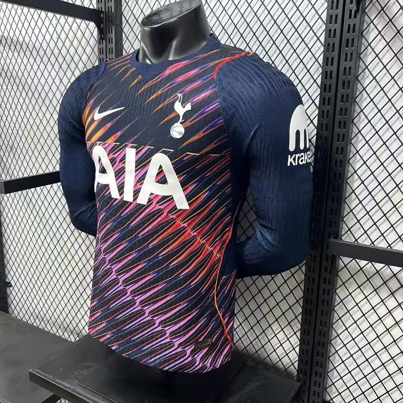 Tottenham Hotspur Visitante Versión Jugador 2026/27 (Azul Marino, Manga Larga) 4