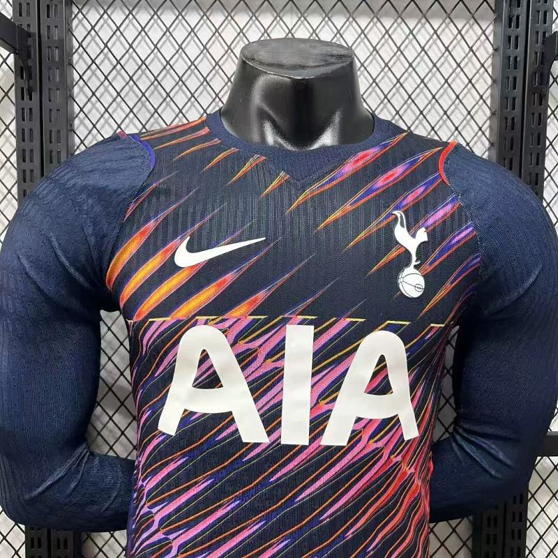 Tottenham Hotspur Visitante Versión Jugador 2026/27 (Azul Marino, Manga Larga) 9