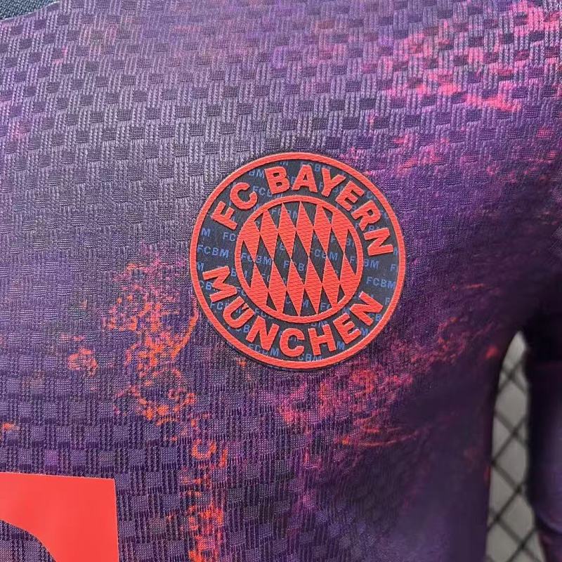 Bayern Munich Tercera Versión Jugador 2026/27 (Morada, Manga Larga) 6
