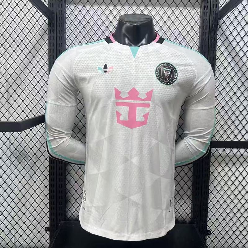 Inter Miami Tercera Versión Jugador 2026/27 (Blanca, Manga Larga)