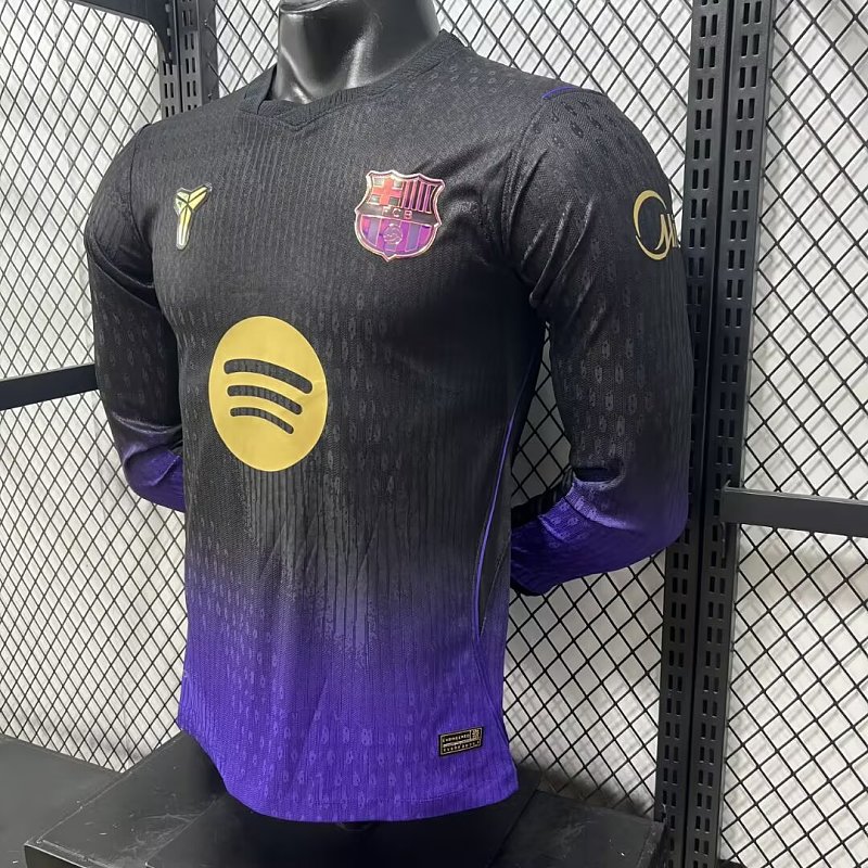 FC Barcelona Visitante Versión Jugador 2026/27 (Negra, Manga Larga) 4