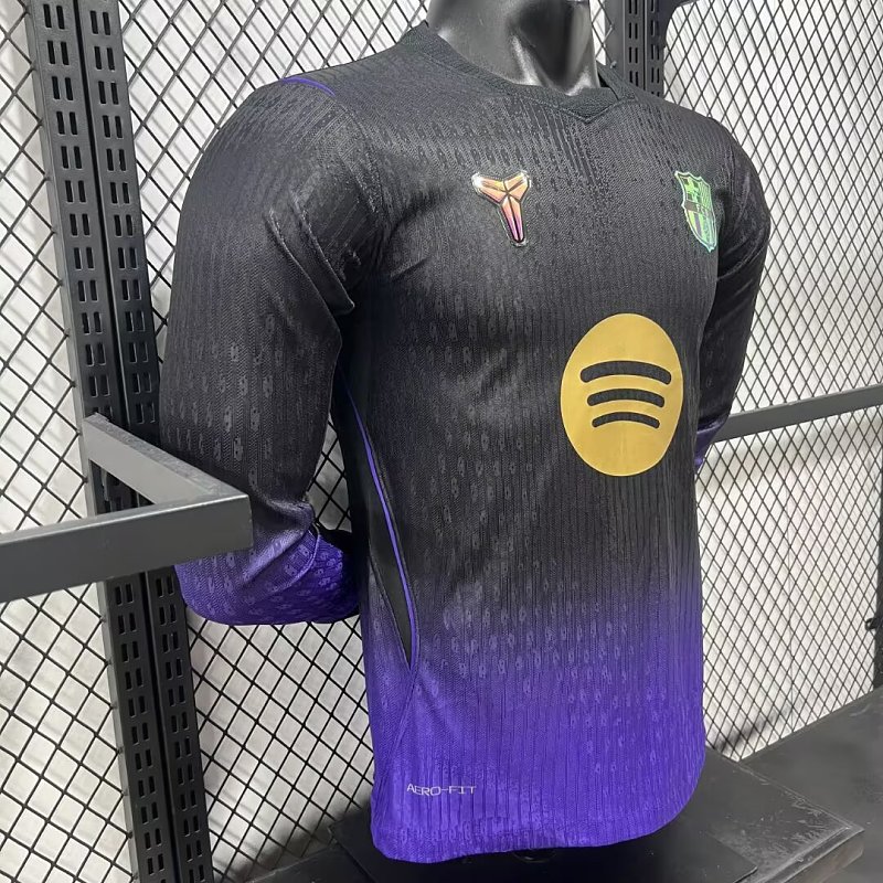 FC Barcelona Visitante Versión Jugador 2026/27 (Negra, Manga Larga) 5