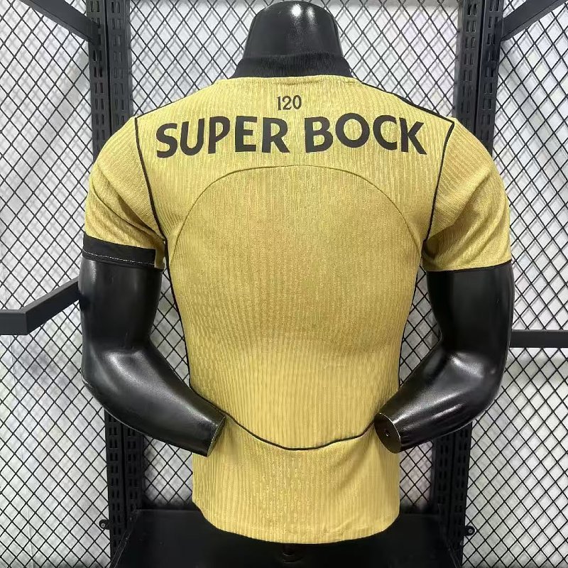 Sporting CP Visitante Versión Jugador 2026/27 (Amarilla) 2