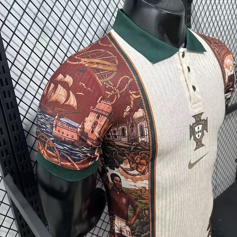 Portugal Edición Especial Versión Jugador 2026 (Beige) 7