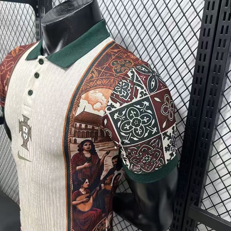 Portugal Edición Especial Versión Jugador 2026 (Beige) 8