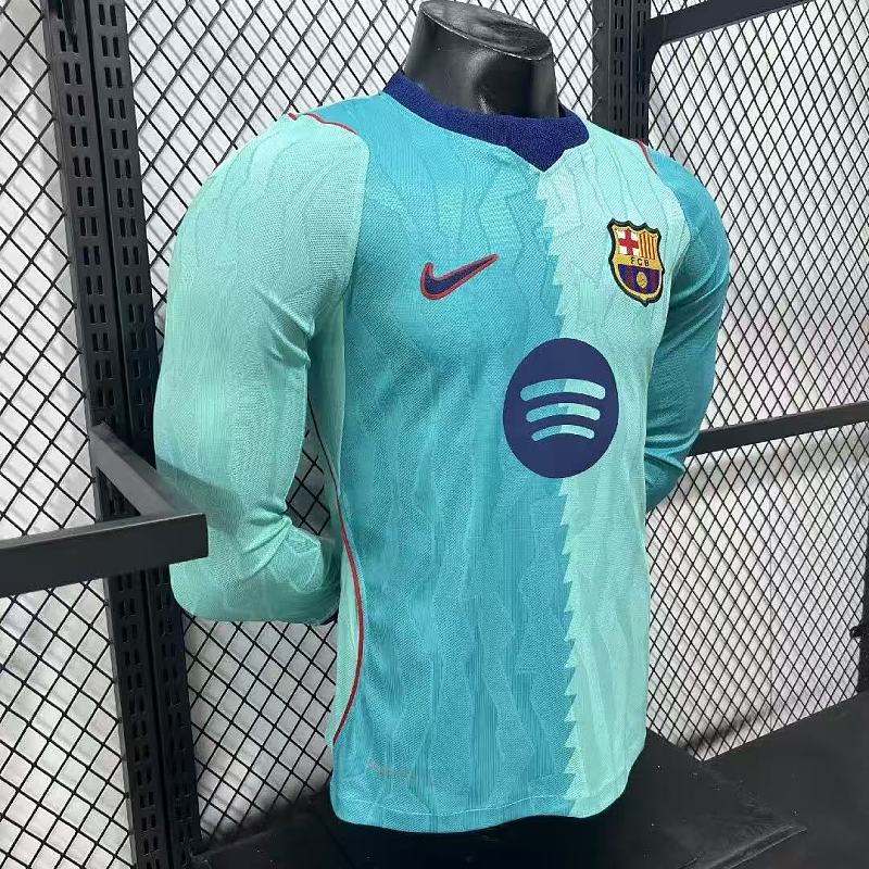 FC Barcelona Tercera Versión Jugador 2026/27 (Celeste, Manga Larga) 4
