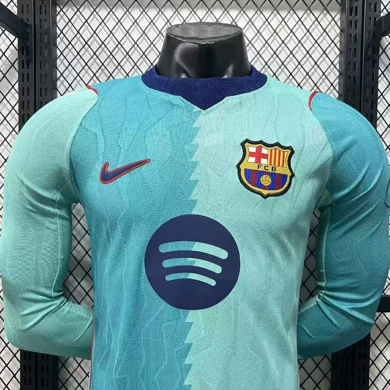 FC Barcelona Tercera Versión Jugador 2026/27 (Celeste, Manga Larga) 6