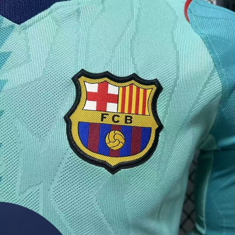 FC Barcelona Tercera Versión Jugador 2026/27 (Celeste, Manga Larga) 7
