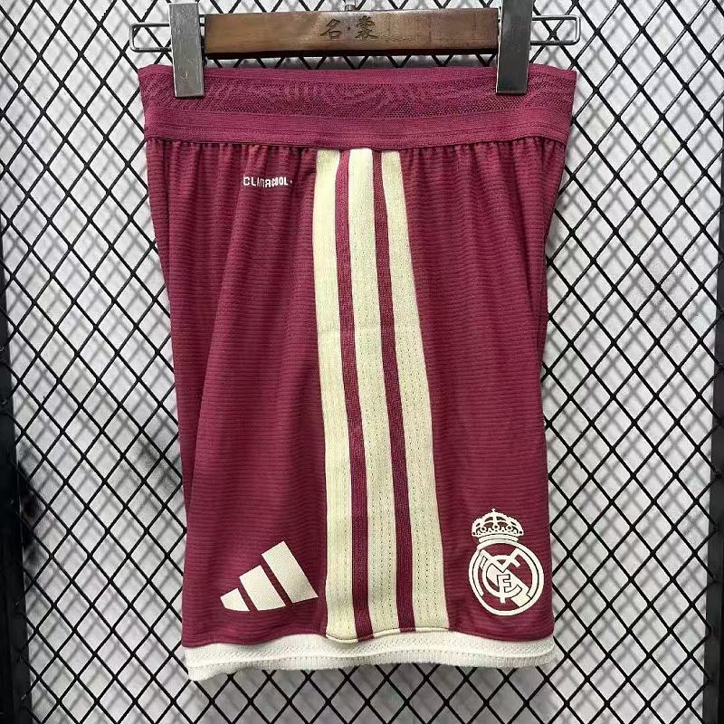 Real Madrid Short Tercera Versión Jugador 2026/27 (Granate) 3